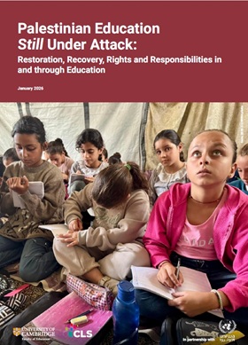 Palestinian education still under attack in Gaza - report cover